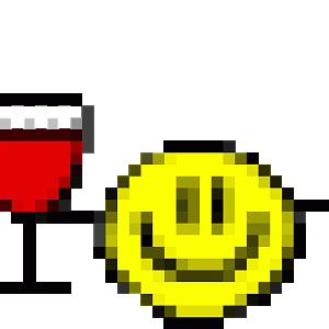 Drinking-wine-smiley-emoticon