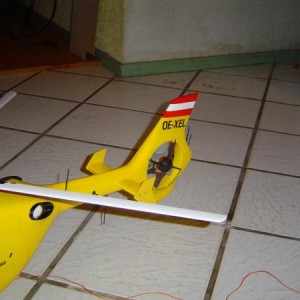 EC 135, met electrische Fenestron
