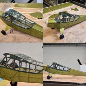 Piper L-4 Grasshopper - Rosie the Rocketeer - Outdoor Free Flight