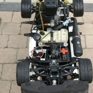 Mijn Fg Bigscale, Fg solo motor 23cc, Getunde uitlaat van Pk Racing, Fail Safe ben ik nog aan het monteren :)