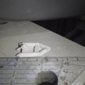 krap 2,5cm lang en zelfgeprutst
