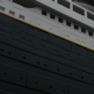 Huid van de Titanic