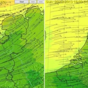 windcondities zondag