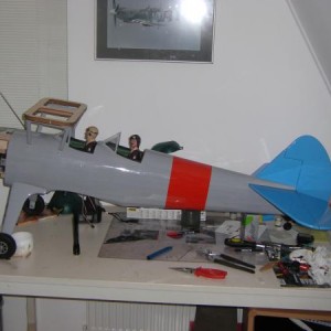 ff n sfeer impressie van mij hobby hok(je)
als ik sommige hier op t forum zo zie die hebben n hele schuur pffffffffffff