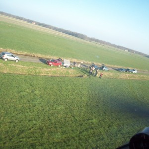 Helischool vanuit de lucht