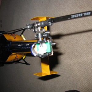 Ook de belt-drive tail is zelf omgebouwd naar bevel-drive