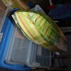 Romp bekleed met epoxy en tissue