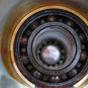 Lager in motor