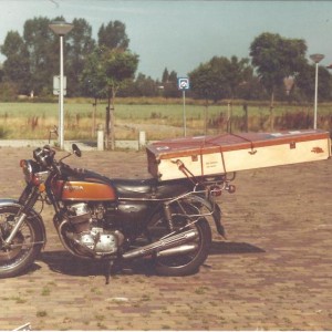 Juno koffer en Honda