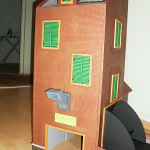 Trechter arm voor het laden van de korrels