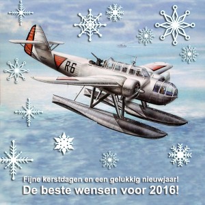 Fokker TVIII W G - Kerstkaart