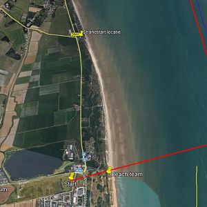 Strandstart Locatie