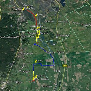 Overzicht Overlandvlucht
