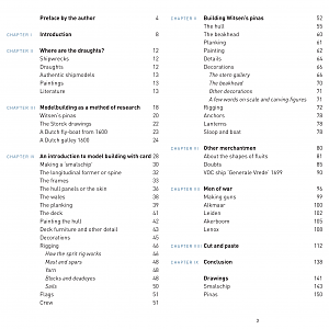 Inhoudsopgave shipmodels in paper