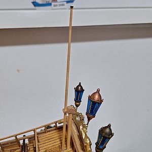 De vlaggenmast