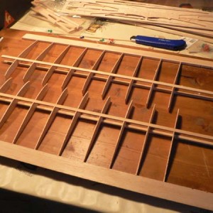 Binnenvleugels in aanbouw