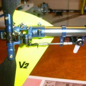 Servo verplaatst i.vm. C.G.