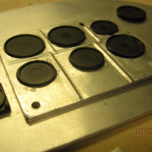 Cockpit 1:6 close-up in aanbouw