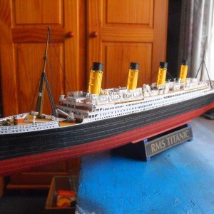 winterproject 2010/2011
RMS Titanic , bouwpakket van revell
67cm lang