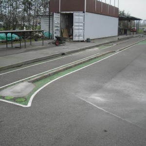 Begin pitsstraat