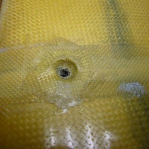 lelijke kevlar pleister.
Hoe maak ik zoiets netjes?