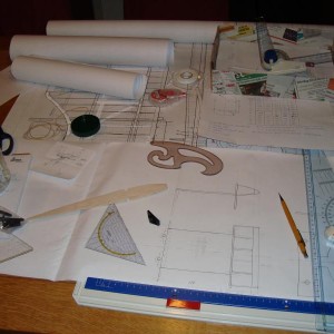 ouderwets handgetekend