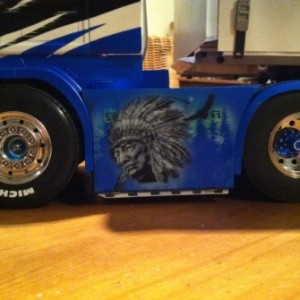 Airbrush op de deense kist