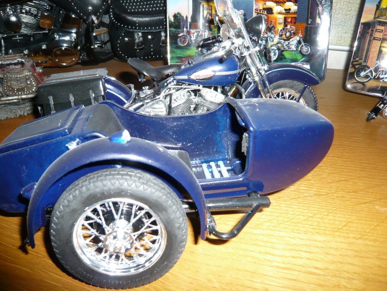 013 harley davidson wla met zijspan zelf na gemaakt