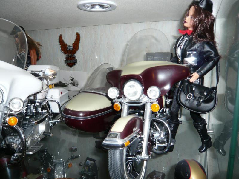 015  tamiya met de harley davidson popen er bij met echte kleding van harley davidson