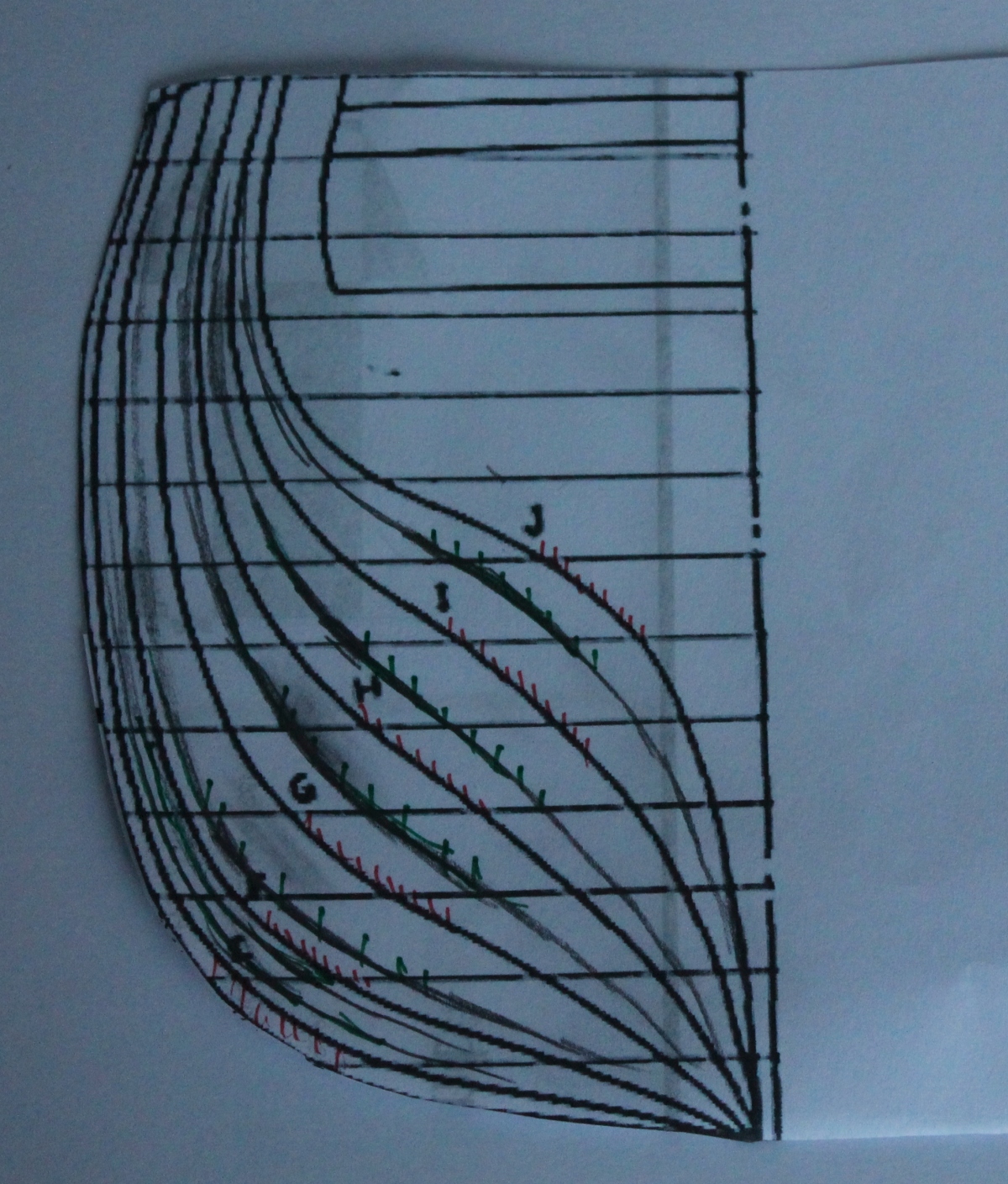 03-5-Geinterpoleerde Spantenplan