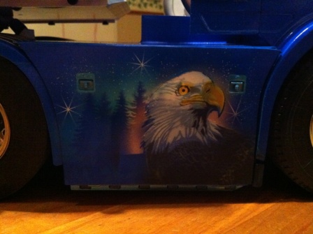 Airbrush op de deense kist