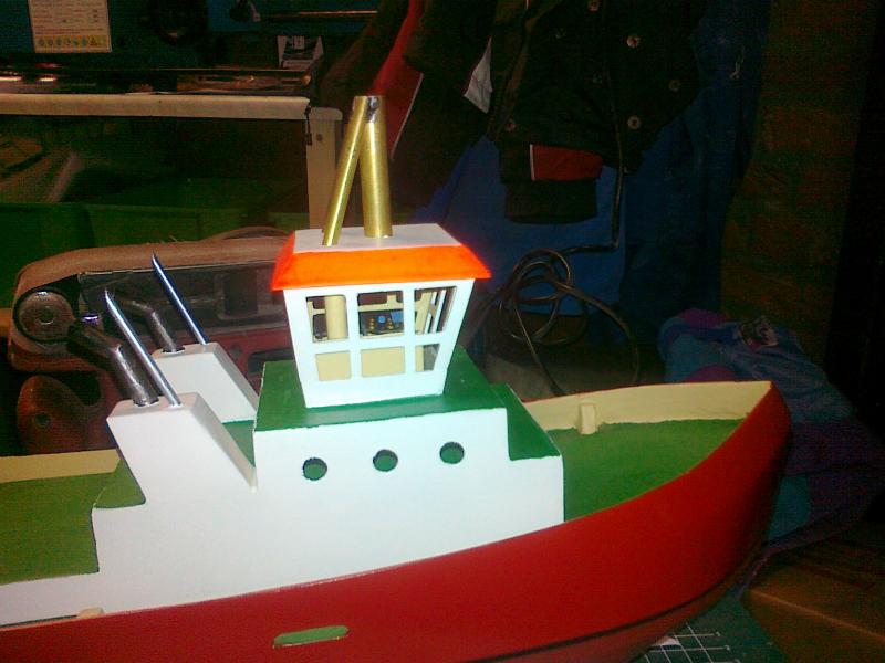 Begin van de mast