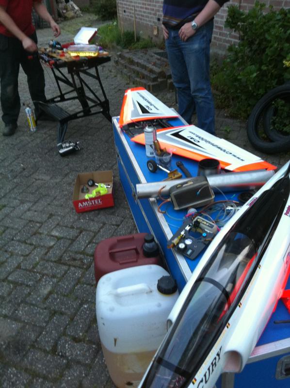 Cai Razor turbine
Toen ik hem ging overkopen.
