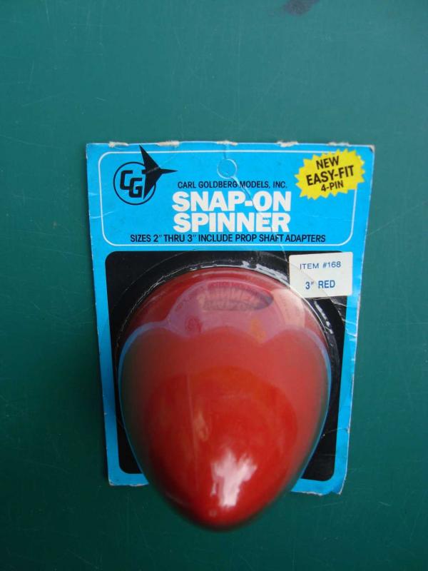 Carl Goldberg 3"spinner #168 rood