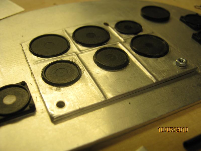 Cockpit 1:6 close-up in aanbouw