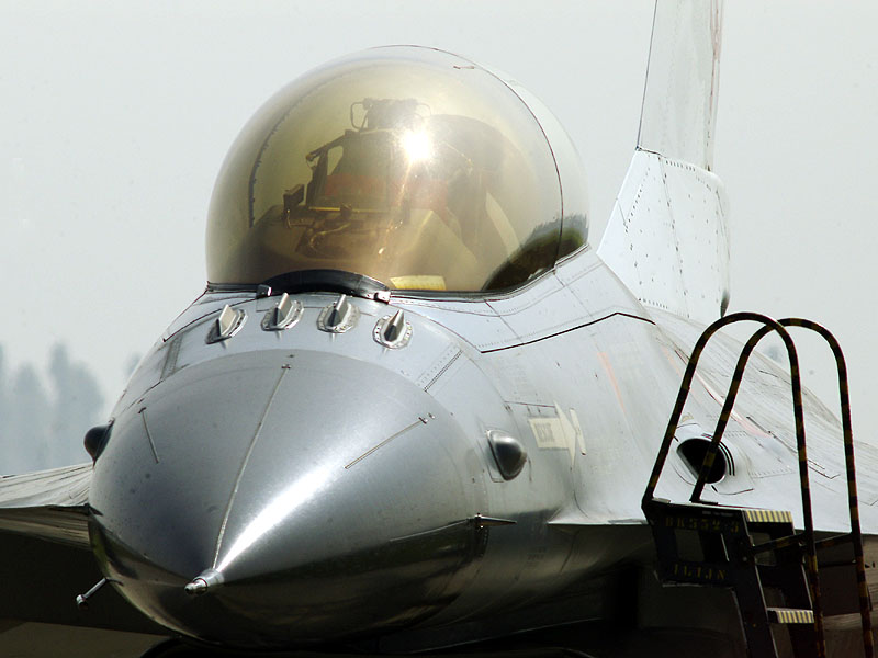 danish f 16 closeup