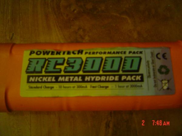 De 3000 mAh accu
