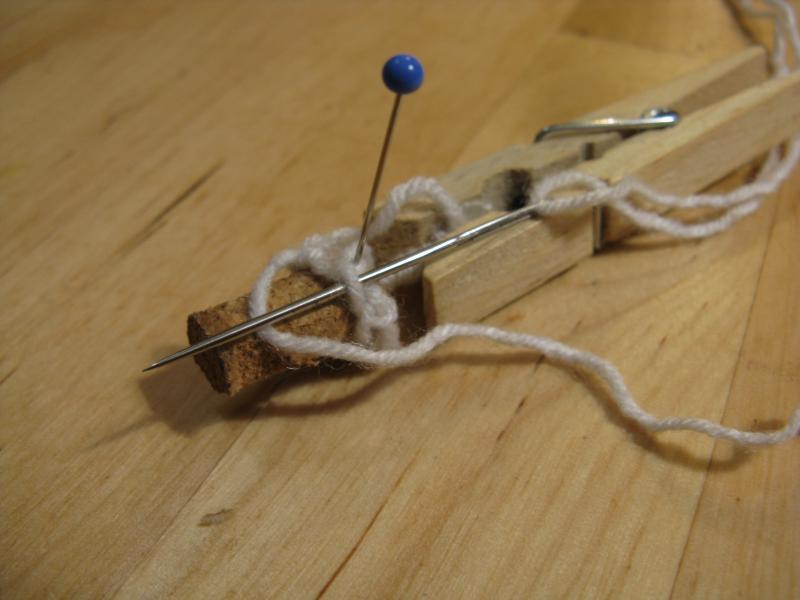 Eerste knoopje van de tweede rondgang