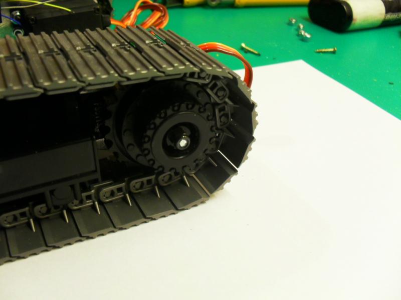 Excavator, Track aandrijving fase (2) gereed.