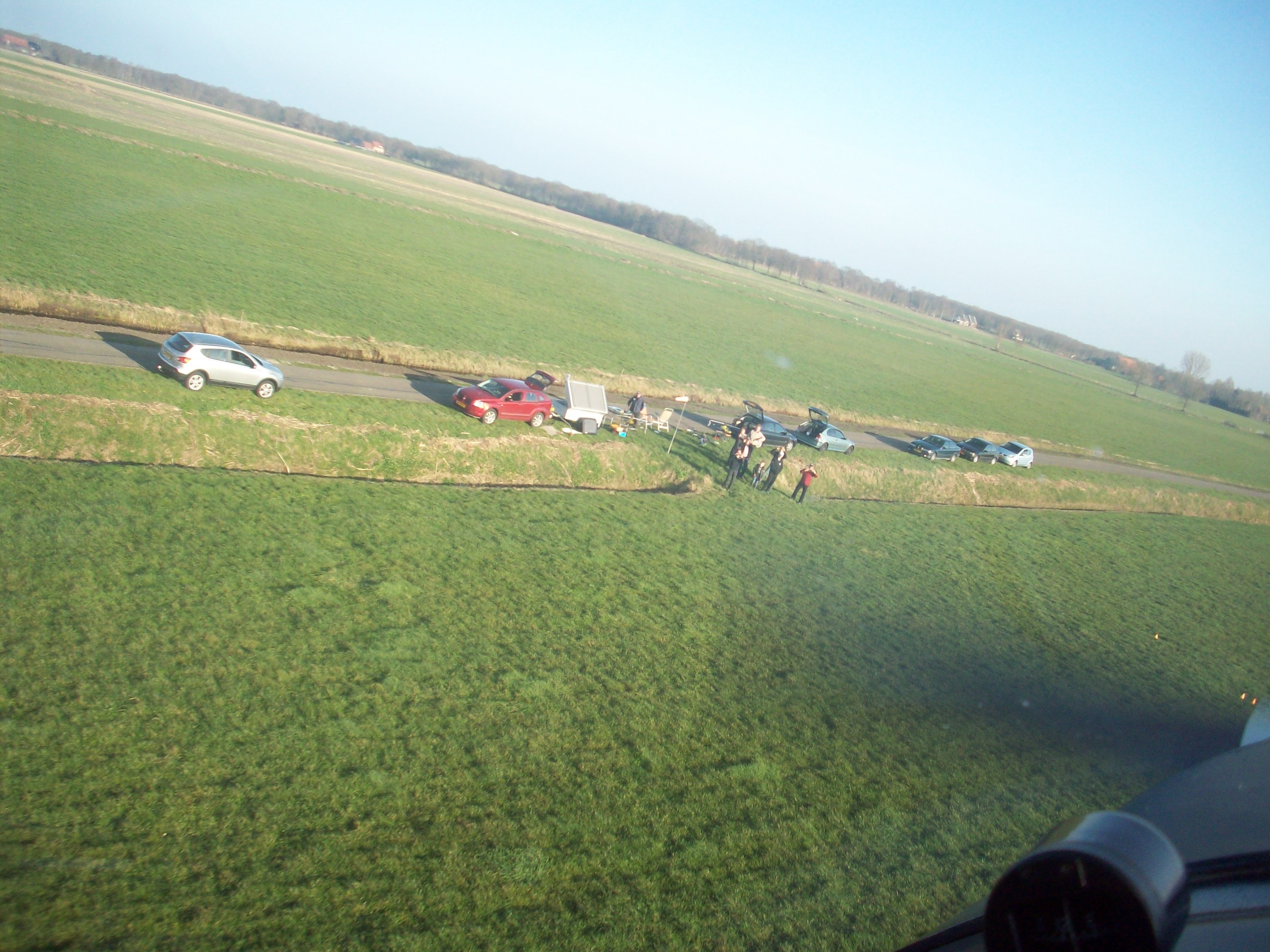 Helischool vanuit de lucht