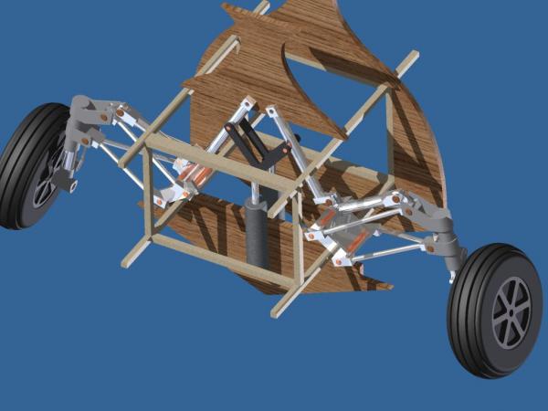 Landing gear closing