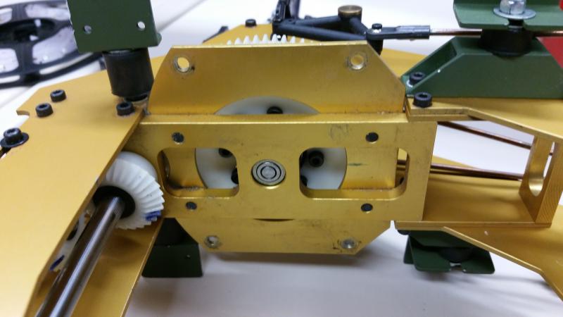 Mechaniek vanaf onderkant