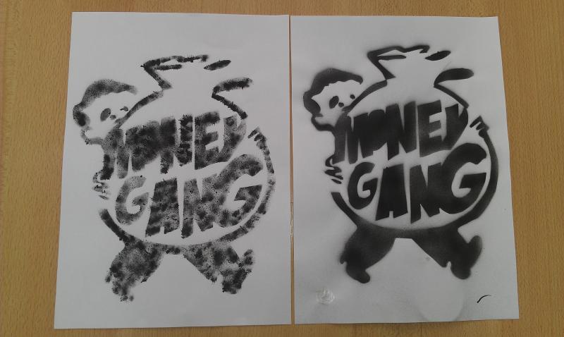 MoneyGang Airbrush 1e+2e keer