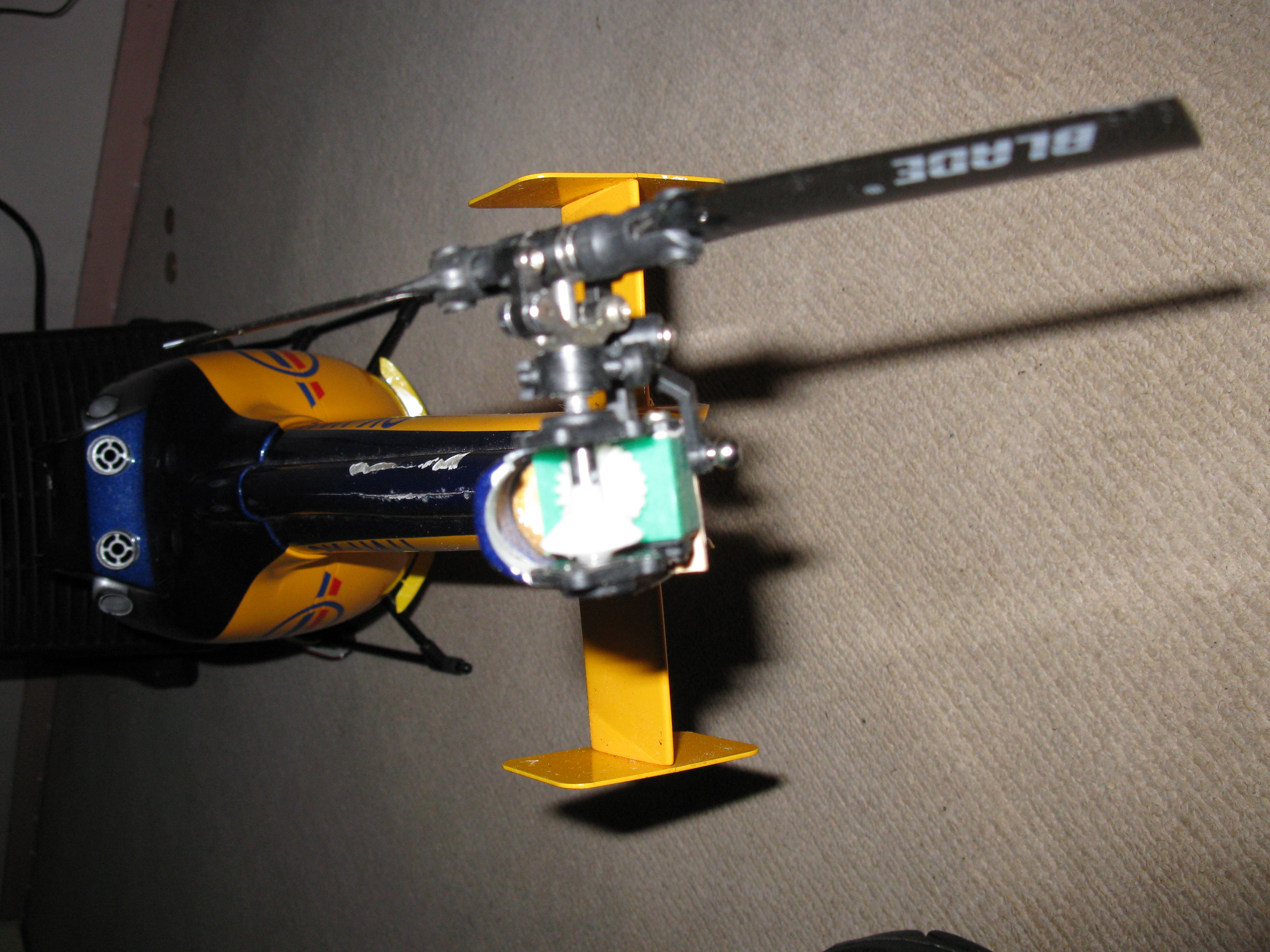 Ook de belt-drive tail is zelf omgebouwd naar bevel-drive