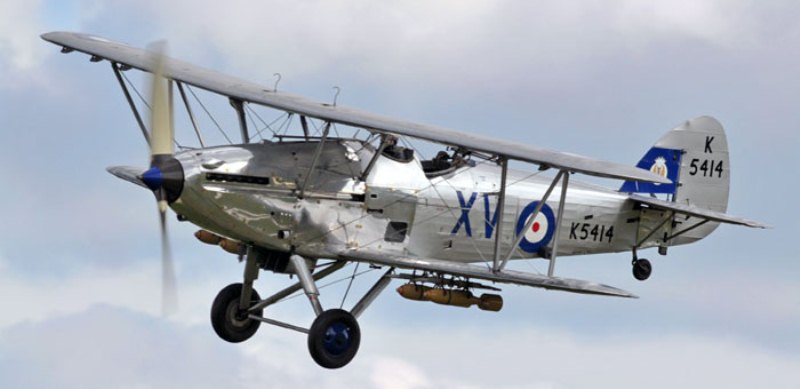 raf hawker hind bomber