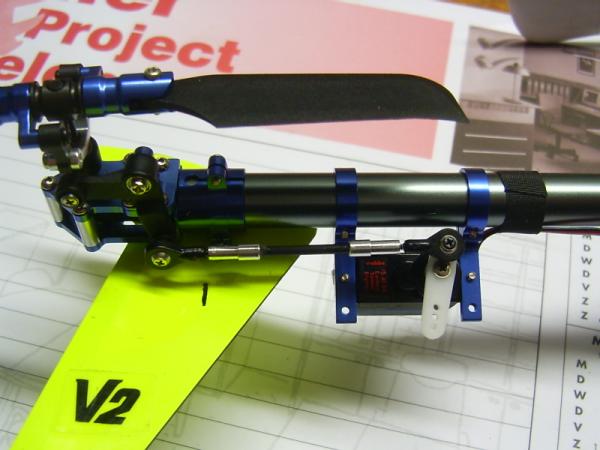 Servo verplaatst i.v.m. C.G.