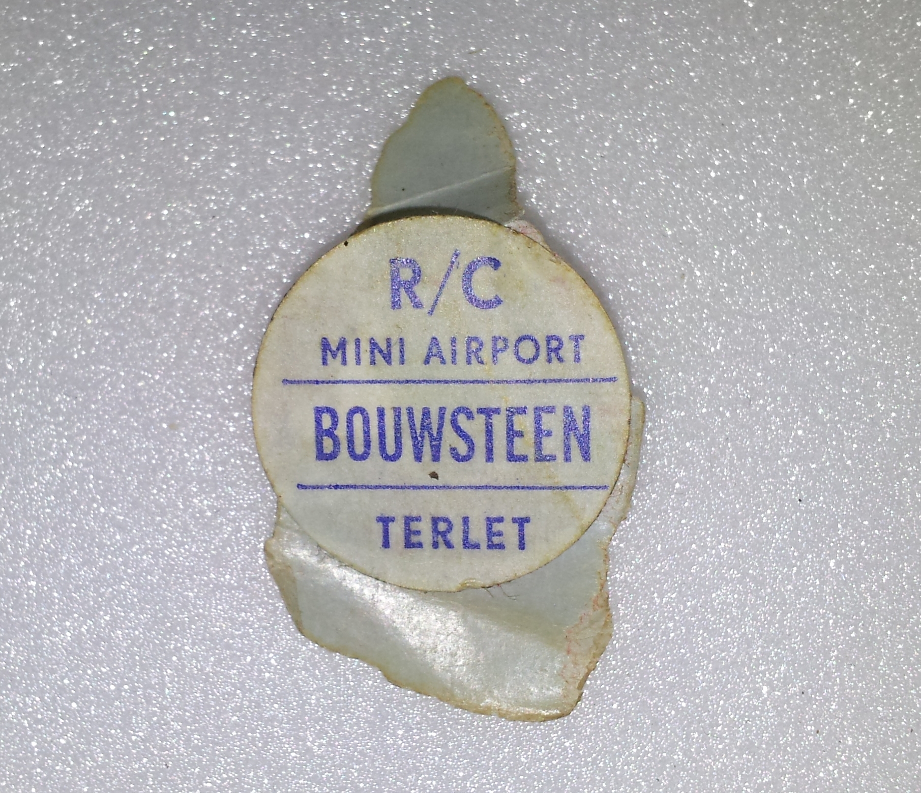 Stickertje Terlet 1965