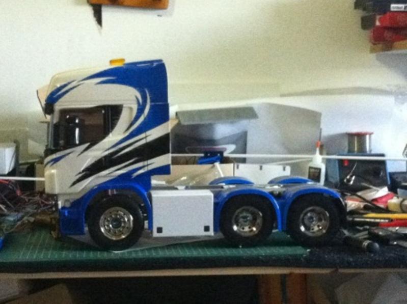 Truck op standaard hoogte