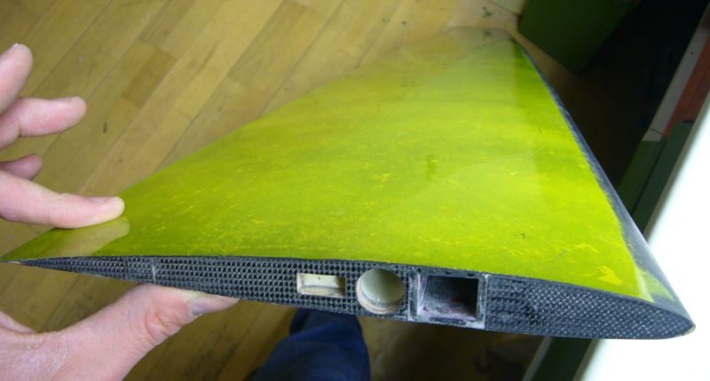 wing 59 left wing root view